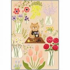 4legs ポストカード（花屋の猫）の画像