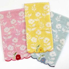 シビラ　ポケットハンカチ（お花アップリケ）画像