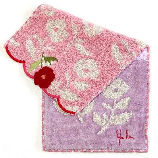 シビラ　ポケットハンカチ（お花アップリケ）画像