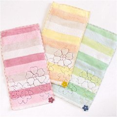 シビラ　ポケットハンカチ（ボーダー花柄）画像