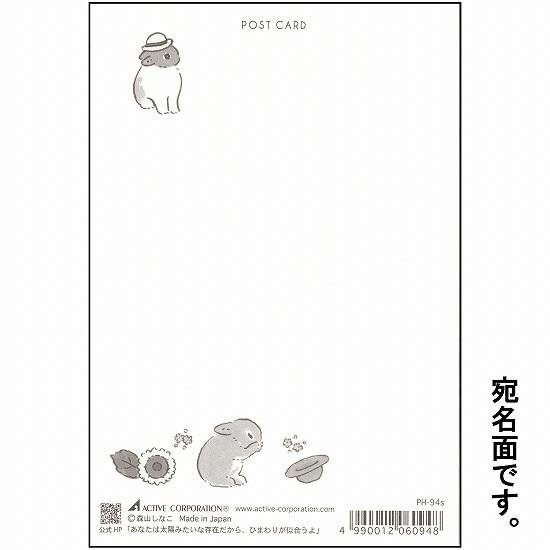 森山標子 ポストカード（あなたは太陽みたいな存在だから、ひまわりが似合うよ）画像