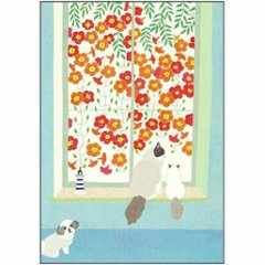 ひらいみも ポストカード（夏の窓：ノウゼンカズラ）の画像