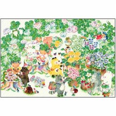 こばやしあや ポストカード（野花のお花屋さん）の画像