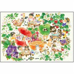 こばやしあや ポストカード（フルーツ畑でジャムづくり）の画像