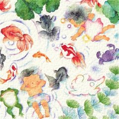こばやしあや ポストカード（ゆらりゆらりと）画像