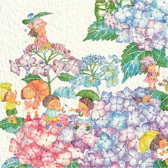 こばやしあや ポストカード（雨のかえりみち）画像