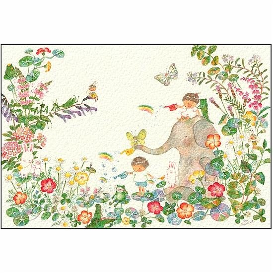 こばやしあや ポストカード（小さな虹）画像