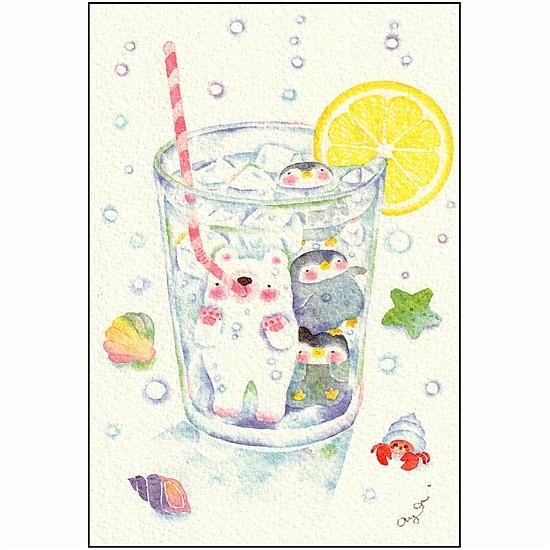 こばやしあや ポストカード（サイダーの海）画像
