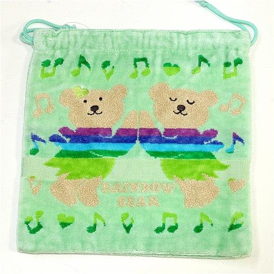 【予約品】レインボーベア　巾着画像