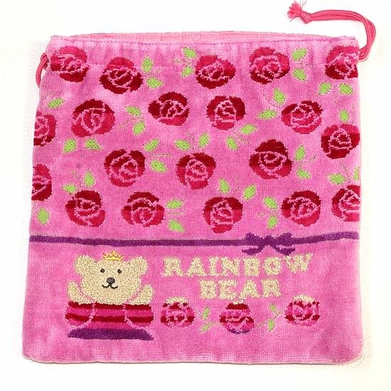 【予約品】レインボーベア　巾着画像
