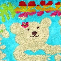レインボーベア　丸底ミニバッグ（フラダンス）ブルー画像