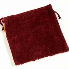 レインボーベア　巾着（パッチワーク2）ブラウン画像