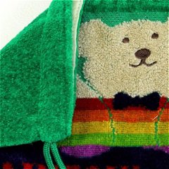 レインボーベア　巾着（グランドピアノ）グリーン画像