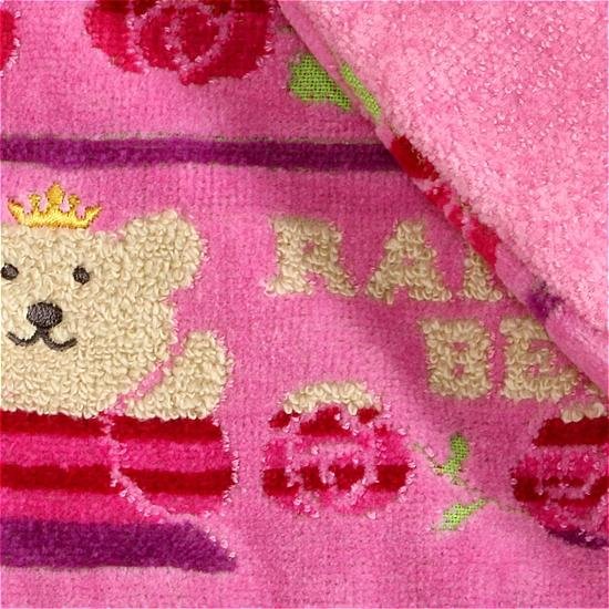 レインボーベア　巾着（ローズ姫）ピンク画像
