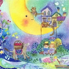 Roko ポストカード（月のブランコ）画像