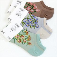 Plus Vanilla スニーカーソックス（てんとう虫刺繍）画像