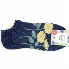 STREAM　スニーカー丈ハーバルソックス（大きなお花）画像