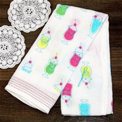 うすい　かるい　ながい　タオルてぬぐい（白くまパーラー）の画像