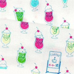 うすい　かるい　ながい　タオルてぬぐい（白くまパーラー）画像
