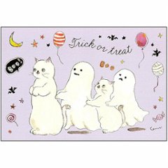 トコロコムギ ポストカード（ハロウィンおばけオーディション）の画像