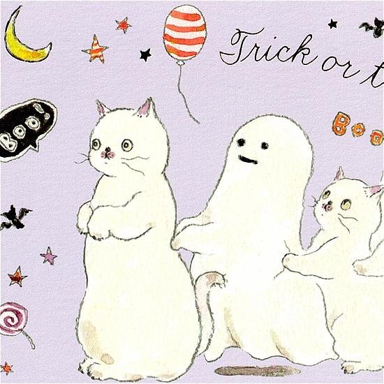 トコロコムギ ポストカード（ハロウィンおばけオーディション）画像