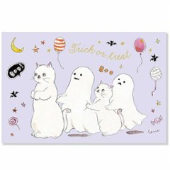 トコロコムギ ポストカード（ハロウィンおばけオーディション）画像