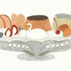 トビマツ ショウイチロウ　ポストカード（プリンアラモード）画像