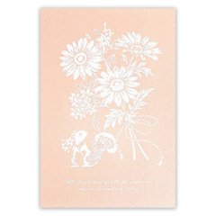 ペルル　ポストカード（花束＆リス）の画像