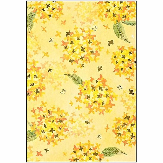 箔 ポストカード（金木犀の花）画像