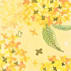 箔 ポストカード（金木犀の花）画像