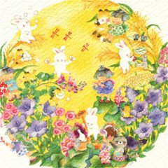 こばやしあや ポストカード（秋の七草）画像