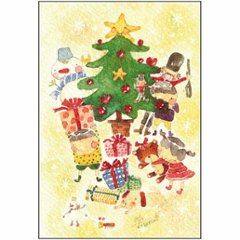 こばやしあや ポストカード（Xmasプレゼント）の画像