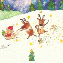 こばやしあや ポストカード（メリークリスマス）画像