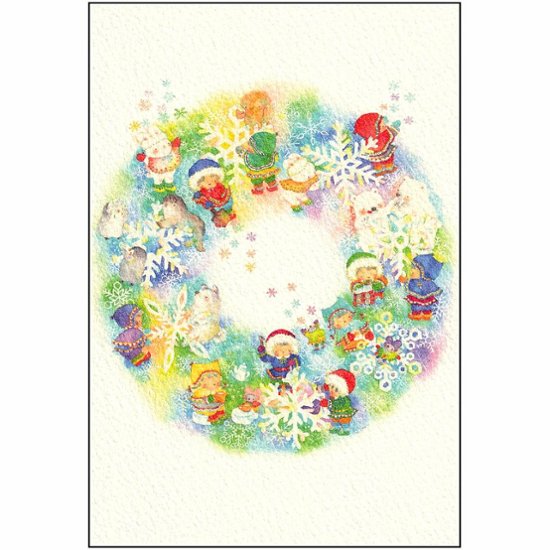 こばやしあや ポストカード（冬色のきらめき）画像