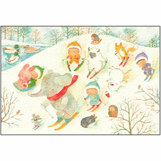 こばやしあや ポストカード（ぼくが一番さ/雪山）画像