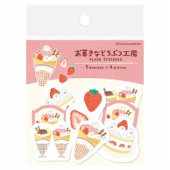 和紙フレークシール　お菓子などうぶつ工房（なりきりコトリ）の画像