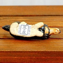 豆屋　箸置き（ミニチュアダックス　ブラック＆タン）画像