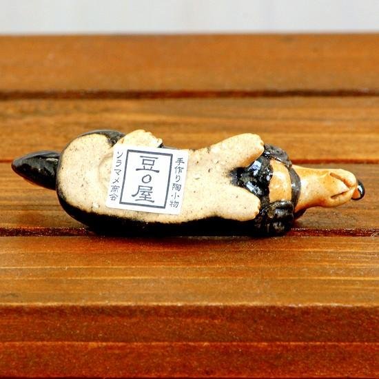豆屋　箸置き（ミニチュアダックス　ブラック＆タン）画像