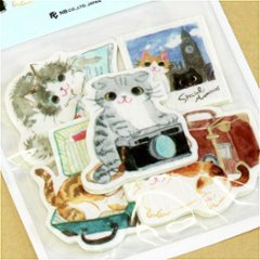 エヌビー社　フレークシール　ねころび（旅行）の画像