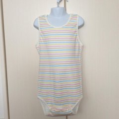 Romper - Pastel Stripes Pattern - Standard Typeの画像