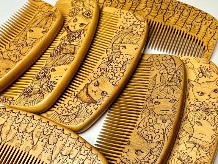 【2026年猫の日企画】焦がし猫櫛～kaeruru～絶賛準備中！画像