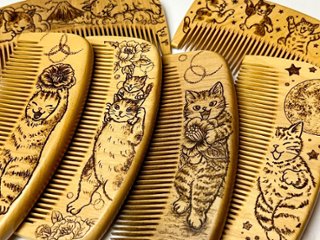 【2026年猫の日企画】焦がし猫櫛～はちたま堂～絶賛準備中！の画像