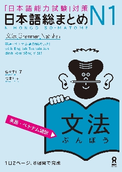 日本語総まとめN1文法 ≪英語・ベトナム語版≫の画像