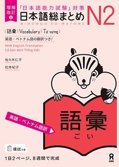 増補改訂版 日本語総まとめN2 語彙　≪英語・ベトナム語版≫の画像