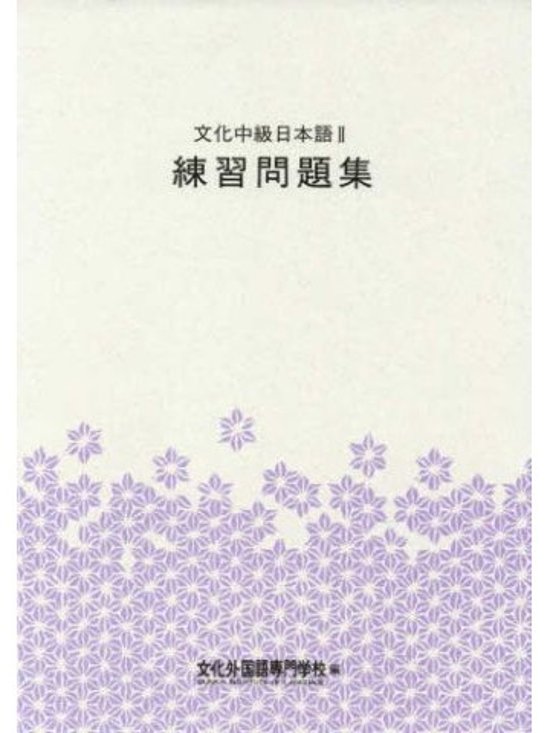 文化中級日本語Ⅱ 練習問題集画像