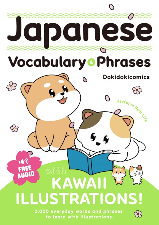 Japanese Vocabulary＆Phrases with KAWAII ILLUSTRATIONS!画像