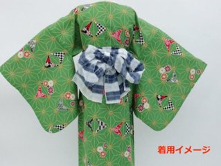 （単品）おしゃれな子供兵児帯画像