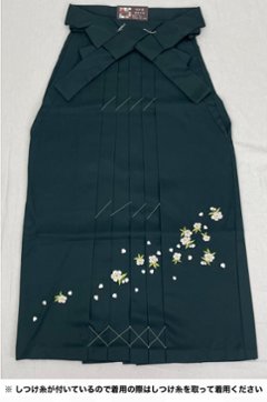 刺繍入り袴 (深緑) Mサイズの画像