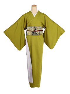 【日本製】最高級色無地着物 (衿付)  [53]の画像