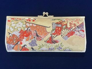 【日本製】 がま口財布（大）平安絵巻画像